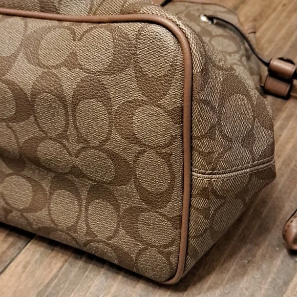 Coach Drawstring Carryall in Signature Canvas 2017 So Pretty Clean - Picture 14 of 14